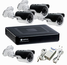 Комплект системы видеонаблюдения AHD для улицы со скидкой